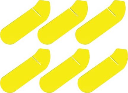Yellow Foam Blade Covers (Set of 6)