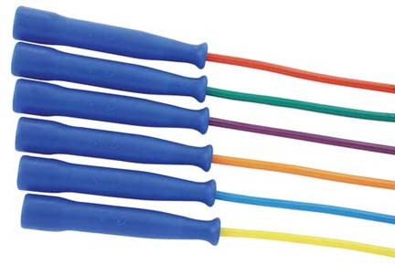 9' Colored Speed Jump Ropes - 3 Sets Of 6 (18 Total)