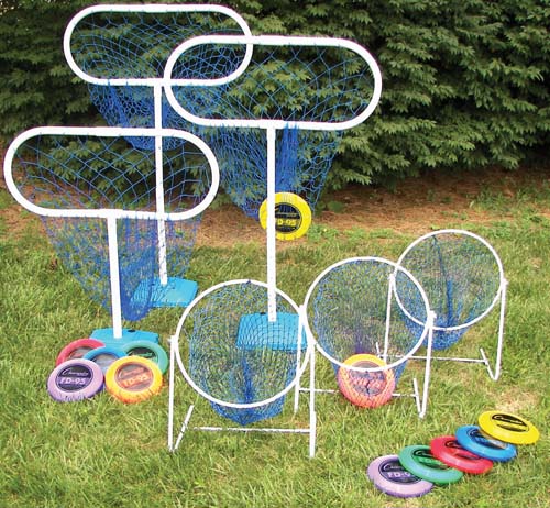 High / Low Disc Golf Target Sets (Includes 3 Low Targets, 3 High Targets and 12 Discs)