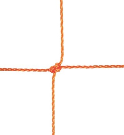 2.5 mm Junior Twisted 5" Square Polyethylene Netting...Orange