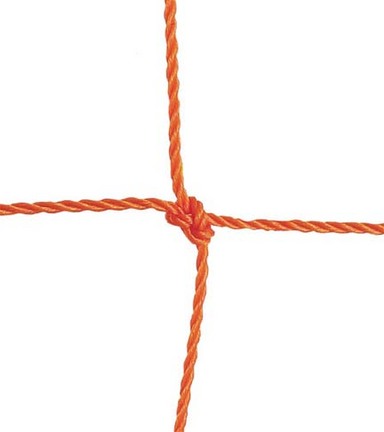 3.0mm Official Twisted 5" Square Polyethylene Netting...Orange