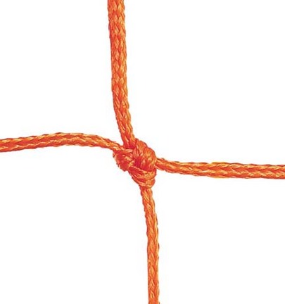 4.0mm Official Braided 5" Square Polyethylene Netting...Orange