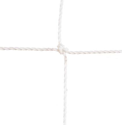 3.5 mm Official Twisted 5" Square Polyethylene Netting...White