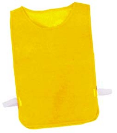 Youth Gold Nylon Mesh Pinnies - 1 Dozen