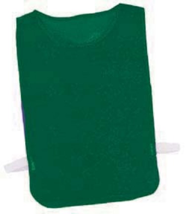 Youth Green Nylon Mesh Pinnies - 1 Dozen