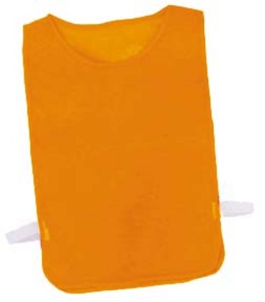 Adult Orange Nylon Mesh Pinnies - 1 Dozen