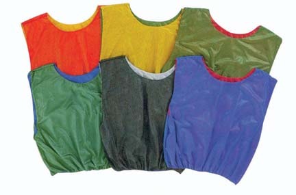 Black / White Reversible Scrimmage Vests (Set of 8)