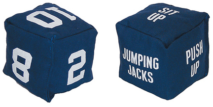 Fitness Dice - 1 Pair