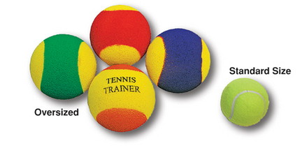 Oversize Tennis Trainer Balls - 1 Dozen