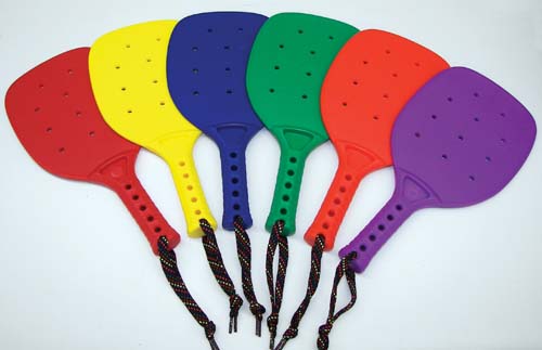 15" Senior Size Colored Paddles (Set of 6)