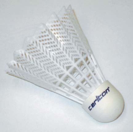 White Medium Speed Tournament Badminton Shuttlecocks - 3 Tubes Of 6 (18 Total)