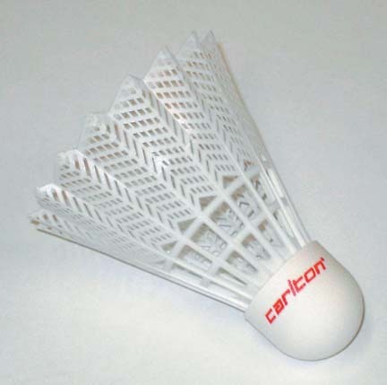 White Fast Speed Tournament Badminton Shuttlecocks From Carlton - 2 Tubes Of 6 (12 total)