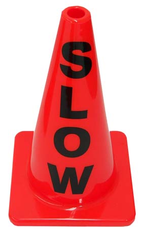 28" Message Cone with "Slow" (Set of 2)