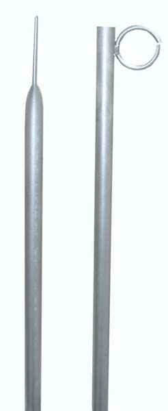 5' Rope Post for Pennant Streamer Flags - Set of 10 Posts