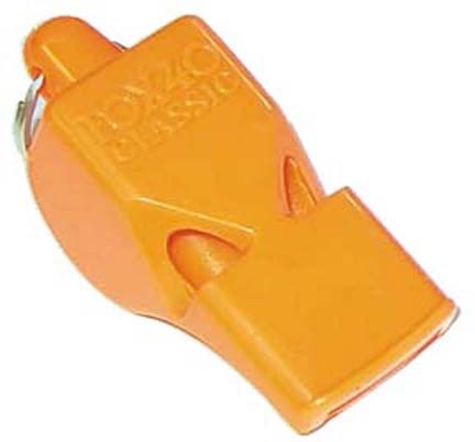 Orange Fox Whistles - Set Of 10