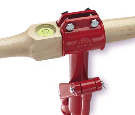 Hole Cutter Handle with Built-In Bubble Level
