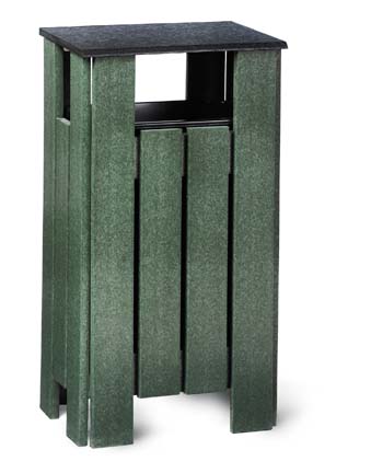 10 Gallon Trash Pro 10 Recycled Plastic Trash Receptacle