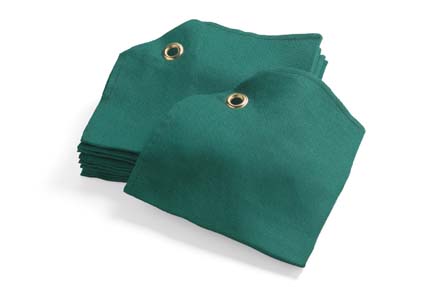 Corner Grommet Cotton Tee Towels - 1 Dozen