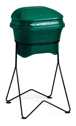 4 Gallon Divot Mate Divot Mix Container with Hard Surface Stand