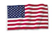3' x 5' Nylon Full-Size American Flag