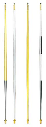 7 ft. 6 in. Tapered Fiberglass Tournament Flagsticks - Set of 9