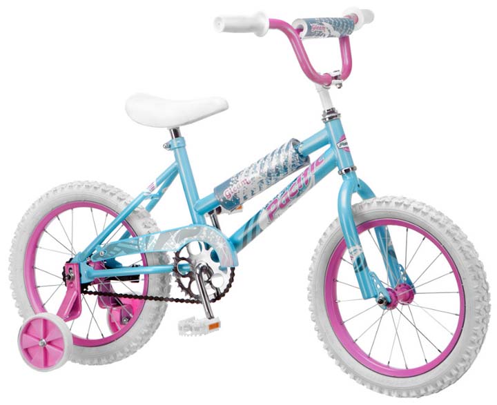 Pacific Gleam 16" Girl's Sidewalk Kids Bike - Blue & Pink / 164045PB