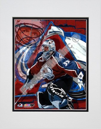 Patrick Roy, Colorado Avalanche "Portrait Plus" Double Matted 8" X 10" Photograph (Unframed)