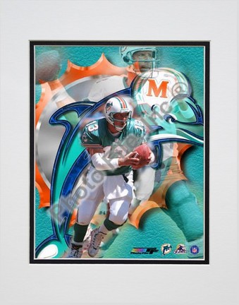 Dan Marino, Miami Dolphins "Portraits Plus" Double Matted 8" X 10" Photograph (Unframed)