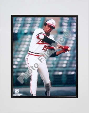 Rod Carew, Minnesota Twins Double Matted 8" X 10" Photograph (Unframed)