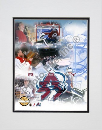 Patrick Roy, Colorado Avalanche Limited Edition Double Matted 8" X 10" Photograph (Unframed)
