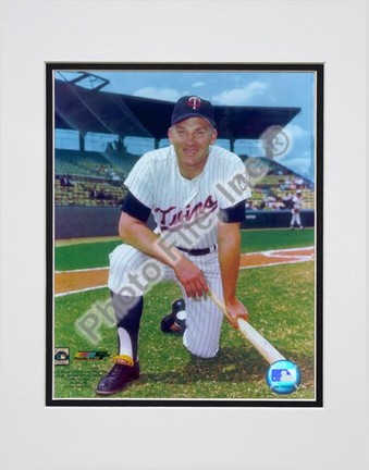 Harmon Killebrew "Posed" Double Matted 8" X 10" Photograph (Unframed)