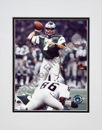 Ron Jaworski "Prepare to Pass" Double Matted 8" X 10" Photograph (Unframed)