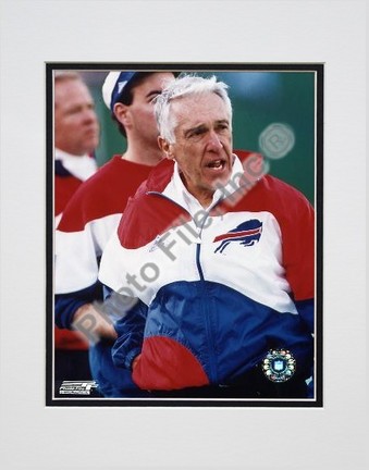 Marv Levy "Coach" Double Matted 8" X 10" Photograph (Unframed)