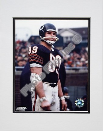 Mike Ditka "Player" Double Matted 8" X 10" Photograph (Unframed)
