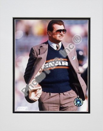 Mike Ditka "Coach - Close Up" Double Matted 8" X 10" Photograph (Unframed)