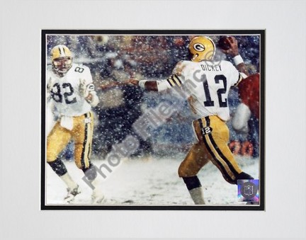 Lynn Dickey "Snow Shot" Double Matted 8" X 10" Photograph (Unframed)