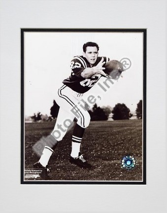 Ray Berry "Sepia / Catching Ball" Double Matted 8" X 10" Photograph (Unframed)