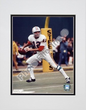 Bob Griese "Prepare to Pass" Double Matted 8" X 10" Photograph (Unframed)