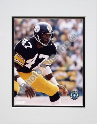 Mel Blount "Action" Double Matted 8" X 10" Photograph (Unframed)