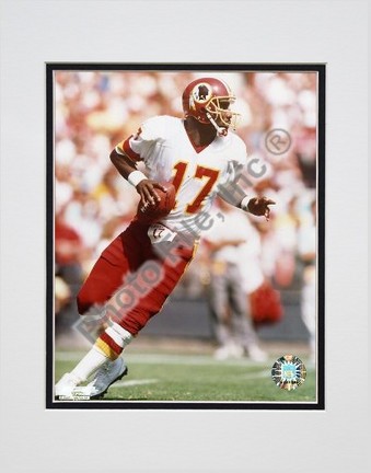 Doug Williams "Looking For Receiver" Double Matted 8" X 10" Photograph (Unframed)