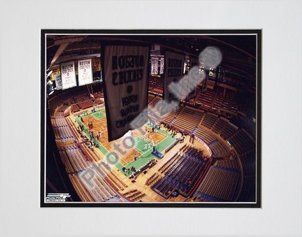 Boston Garden (NBA) Double Matted 8" X 10" Photograph (Unframed)