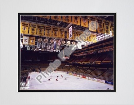 Boston Garden (NHL) Double Matted 8" X 10" Photograph (Unframed)