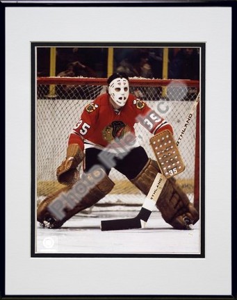Tony Esposito "Action" Double Matted 8" X 10" Photograph in Black Anodized Aluminum Frame