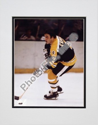 Phil Esposito (Boston Bruins) "Action" Double Matted 8" X 10" Photograph (Unframed)