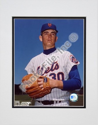 Nolan Ryan New York Mets "Hand in Glove" Double Matted 8" X 10" Photograph (Unframed)