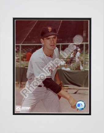 Gaylord Perry San Francisco Giants "Pitch" Double Matted 8" X 10" Photograph (Unframed)