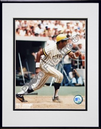 Willie Stargell "Running" Double Matted 8" X 10" Photograph in Black Anodized Aluminum Frame