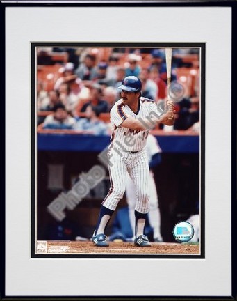 Keith Hernandez "Positioning" Double Matted 8" X 10" Photograph in Black Anodized Aluminum Frame