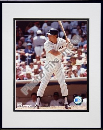 Graig Nettles "Batting" Double Matted 8" X 10" Photograph in Black Anodized Aluminum Frame