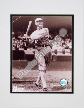 Shoeless Joe Jackson, Chicago White Sox, Batting, Sepia, Double Matted  8" X 10" Photograph (Unframed)